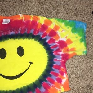 Tie Dye Smiley Face T-shirt